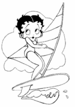 Disegni di Betty Boop da colorare