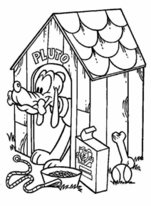 Disegno di Pluto da stampare e colorare 52