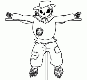 Disegno di mostro di Halloween da stampare e colorare 8