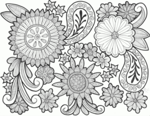 Disegno di mandala da stampare e colorare 317
