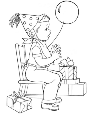 Disegno di bambino da stampare e colorare 70