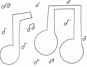 Disegno di nota musicale da stampare e colorare 17 Disegno di nota musicale da stampare e colorare 17