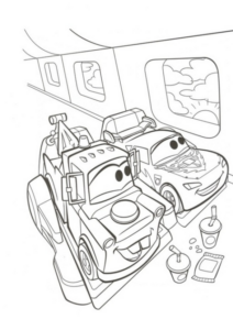 Disegno di Cars da stampare e colorare 133