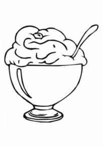 Disegno di gelato da stampare e colorare 67