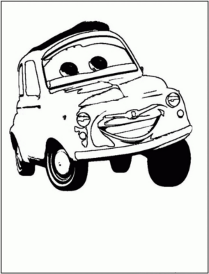 Disegno di Cars da stampare e colorare 217