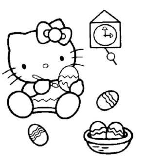 Disegno di Hello Kitty da stampare e colorare 21