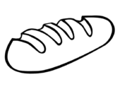 Disegni di Pane da colorare