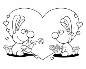 Disegno di San Valentino da stampare e colorare 51 Disegno di San Valentino da stampare e colorare 51