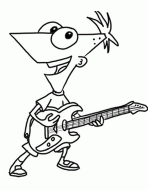 Disegno di musicista da stampare e colorare 35