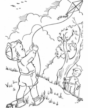 Disegno di primavera da stampare e colorare 5
