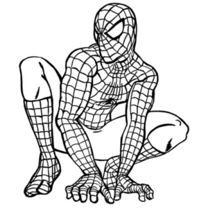 Disegno di Spiderman da stampare e colorare 216