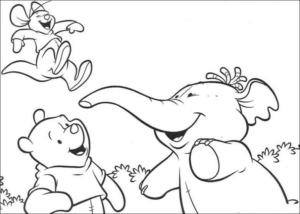 Disegno di Dumbo da stampare e colorare 48