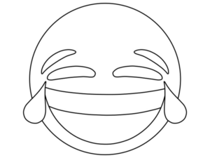 Disegno di emoji da stampare e colorare 11