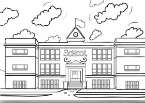 Disegno di scuola da stampare e colorare 1