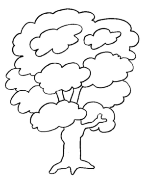 Disegno di albero da stampare e colorare 88