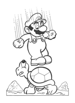 Disegno di Super Mario da stampare e colorare 38