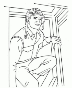Disegno di soldato da stampare e colorare 39
