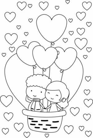 Disegno di palloncino da stampare e colorare 50