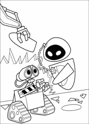 Disegno di Wall-E da stampare e colorare 54