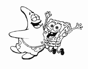 Disegno di Spongebob da stampare e colorare 7