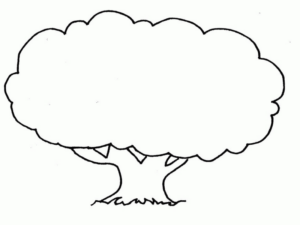 Disegno di albero da stampare e colorare 44