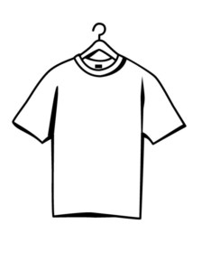 Disegno di maglietta da stampare e colorare 11