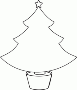Disegno di albero di Natale da stampare e colorare 112