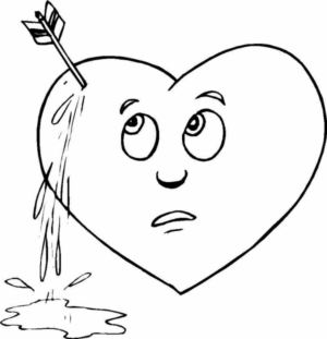 Disegno di San Valentino da stampare e colorare 140
