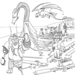 Disegno di Dragon Trainer da stampare e colorare 23 Disegno di Dragon Trainer da stampare e colorare 23