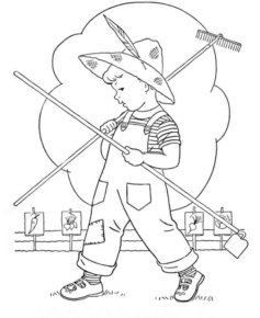 Disegno di bambino da stampare e colorare 300