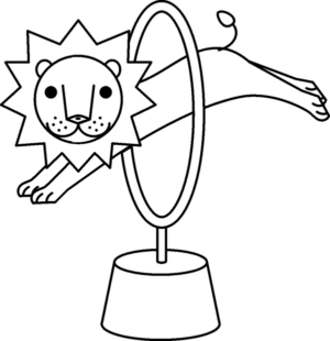 Disegno di leone da stampare e colorare 71