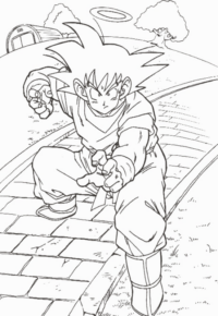 Disegno di Dragon Ball da stampare e colorare 24