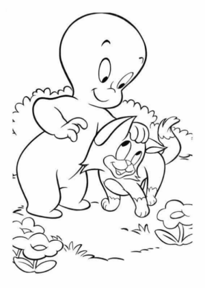 Disegno di Casper da stampare e colorare 32