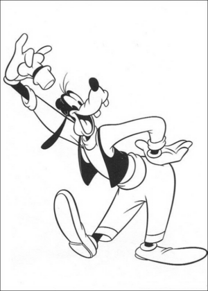 Disegno di Pippo da stampare e colorare 51