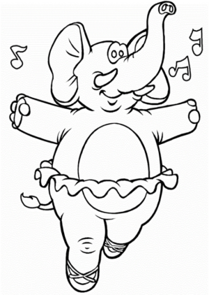 Disegno di Dumbo da stampare e colorare 32