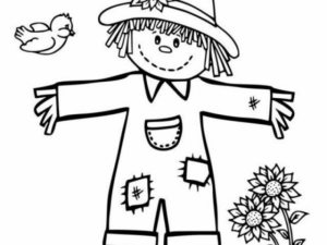 Disegno di spaventapasseri da stampare e colorare 33