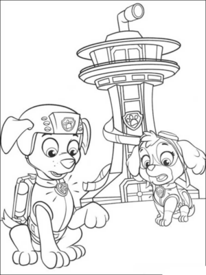 Disegno di Paw Patrol – Cane pompiere da stampare e colorare 57 Disegno di Paw Patrol – Cane pompiere da stampare e colorare 57