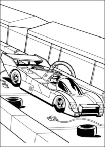 Disegno di automobile da stampare e colorare 214