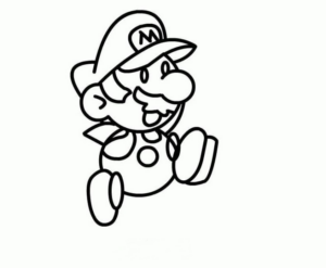 Disegno di Super Mario da stampare e colorare 8