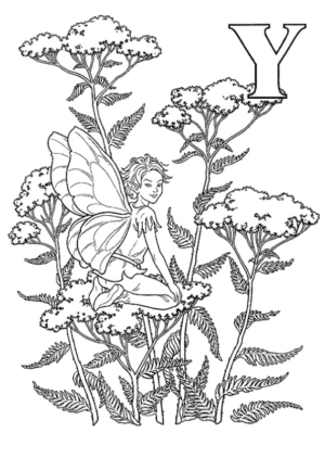 Disegno di fata da stampare e colorare 37