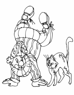 Disegno di clown da stampare e colorare 60