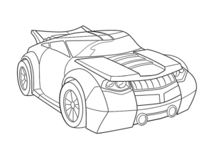 Disegno di automobile da stampare e colorare 177