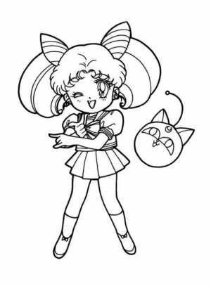 Disegno di Sailor Moon da stampare e colorare 47