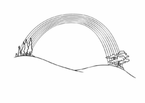 Disegno di arcobaleno da stampare e colorare 88