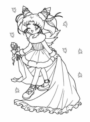 Disegno di Sailor Moon da stampare e colorare 33