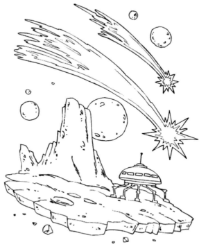 Disegno di stella da stampare e colorare 6