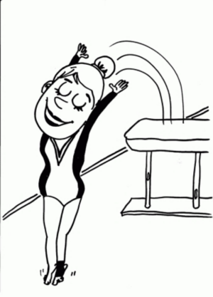 Disegno di ginnastica da stampare e colorare 20