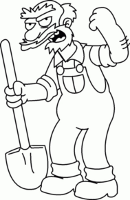 Disegno di I Simpson da stampare e colorare 6