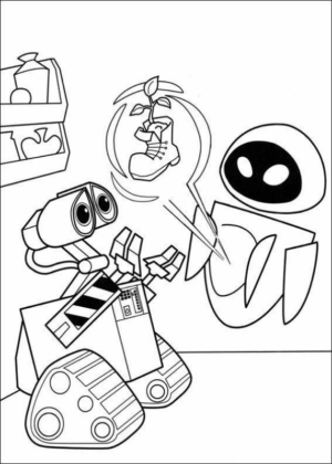 Disegno di Wall-E da stampare e colorare 41