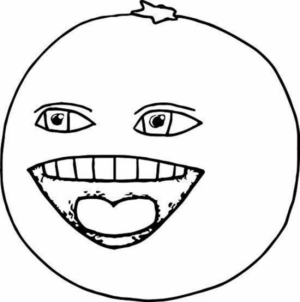 Disegno di arancia da stampare e colorare 18